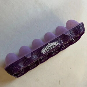Hatchimals CollEEGtibles Purple Glitter Egg Tray Only Girls Kids Toy Organizer